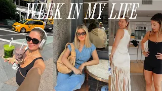week in my life in NYC: fitness grind, trader joes haul, greece outfit planning
