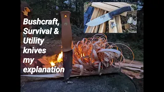 Difference between Bushcraft and Survival knives, my views.