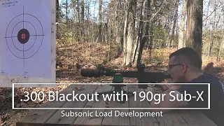 .300 Blackout Subsonic Deer Hunting Load
