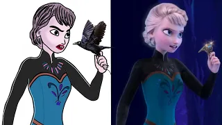 Frozen - Let It Go Funny Drawing Meme
