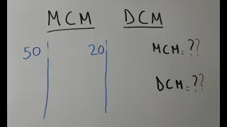como calcular facilmente 📌📌📌 MINIMO COMUN MULTIPLO. DIVISOR COMUN MAYOR (mcm y dcm)
