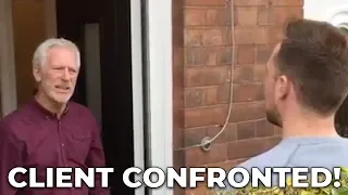 Builder confronts client after he refuses to pay 😱