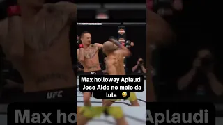 Max holloway  aplaudi Jose Aldo no meio da luta #ufc #mma