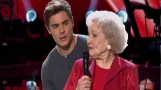 Betty White & Zac Efron sings on The Voice (HD)