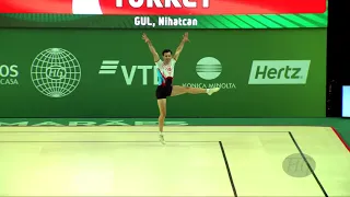 GUL Nihatcan (TUR) - 2018 Aerobic Worlds, Guimaraes (POR) - Individual Men Qualifications