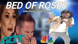 Golden Buzzer : Everyone cried hysterically when the Filipino participants sang the Bon Jovi song