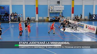 Etapa județeană la minihandbal