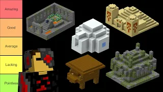 Minecraft STRUCTURE TIER LIST