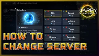 Nova Space Armada  - Change Server or Galaxy