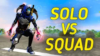 SOLO VS SQUAD || IMPOSSIBLE GAMEPLAY WITH LIGHTENING SPEED🔥 !!! ||ALPHA FREEFIRE