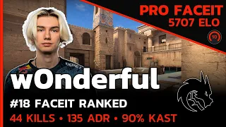 w0nderful Spirit with 44 kills!🔥 (ANUBIS) FACEIT LVL 10 / CSGO POV / Jul 2, 2023