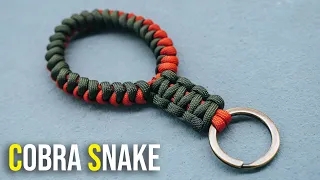 My Keys Look Cool Now... | Cobra Snake Paracord Keychain