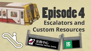 Escalators and Custom Resources - Minecraft Transit Railway Tutorials Episode 4
