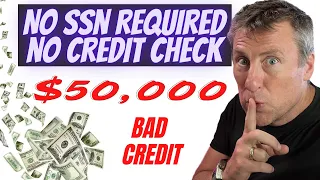 $50,000 Loans NO SSN REQUIRED NO CREDIT check & Bad Credit in 1 day!