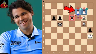 Chess Genius: Carlsen's Beautiful Queen Promotion with Bishops vs Aron Pasti | Titled Cup 2024