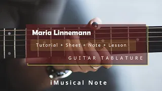 Guitar TAB - Maria Linnemann : Canzone D Amore | Tutorial Sheet Lesson #iMn