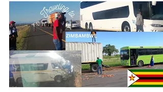 PART 1_TRAVELLING TO ZIMBABWE BY BUS.#travel|Delays|accidents|siteseeing and much more...