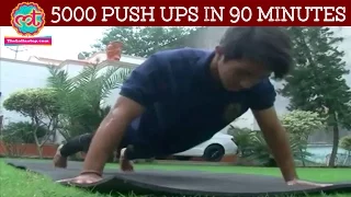 5000 Push Ups in 90 Minutes | Golden Book of World Record | The Lallantop