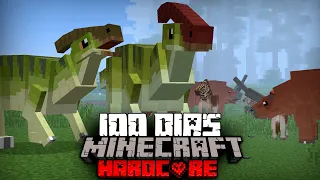 Sobreviví 100 días En Un Apocalipsis de Dinosaurios En Minecraft HARDCORE... Esto fue lo que pasó