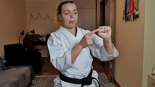 Lesson 1 | Karate training at home. Basic technique