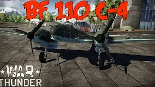 War Thunder Gameplay - BF 110 C-4 - Realistic Battle - OP Or Really OP?