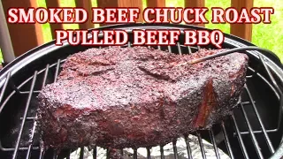How-To Smoke a Beef Chuck Roast - Pulled Beef BBQ - The Wolfe Pit