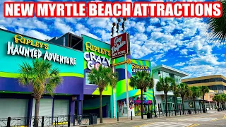 NEW Myrtle Beach Ocean Boulevard Ripley's Attractions now OPEN! Crazy Golf, Illusion Lab & More!