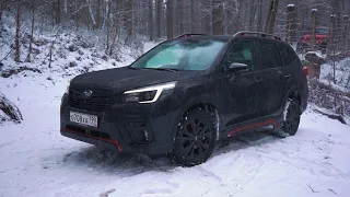 Новый Subaru Forester Sport на бездорожье