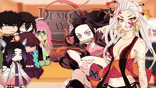 ✨Hashiras react to Nezuko vs Daki -- Gacha Club -- Demon Slayer✨