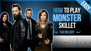 How To Play Monster by Skillet - TAB EASY