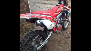 Honda CRF 450 R 2016 Start up