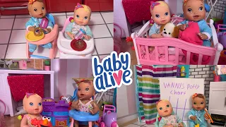 BABY ALIVE Newborns Twins Morning Routine 🌼