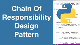 Chain Of Responsibility Design Pattern | Python Example