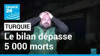 Le bilan des séismes en Turquie et Syrie dépasse 5 000 morts • FRANCE 24