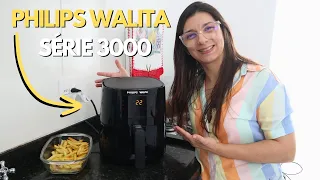 Ligando pela primeira vez AIR FRYER PHILIPS WALITA / Série 3000 - Fritadeira Airfryer Digital, 4.1 !