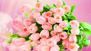 Футаж  Цветочный фон 43  Footage Floral background 43