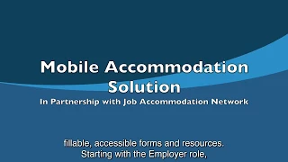 Demo: Mobile Accommodation Solution