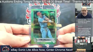 eBay Sunday 2022 Topps Chrome Sonic Lite Baseball 4 Box Break 3 12 23