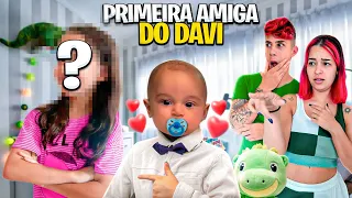 PRIMEIRA AMIGA DO DAVI *sera que ele gostou?