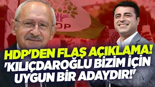 HDP'den Flaş Açıklama! 'Kemal Kılıçdaroğlu Bizim İçin Uygun Bir Adaydır!' | KRT Haber