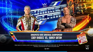 [WWE 2K24] Cody Rhodes vs. Randy Orton (Undisputed WWE Universal Championship)