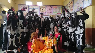 Best horror dance theme ever choreographe by Vipul sir 2024 class 10th #ghost #trending #horrorstory