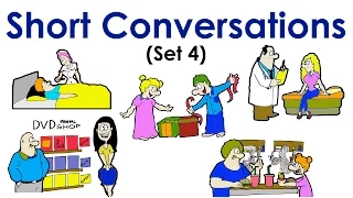 Short Conversations | Set 4 | Easy English Conversation Practice | ESL.