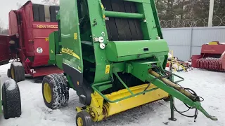 John Deere 582 с РОТОРОМ пресс подборщик из Европы