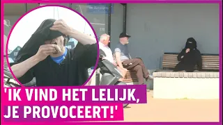 Met boerka de straat op: zelfde reacties als met keppeltje?