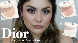 NEW Dior Forever Couture Luminizer ✨ | swatches + comparisons + demo