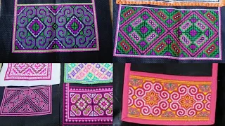 Paj ntaub dab tshos/ paj ntaub tawm laug/ hmong embroidery