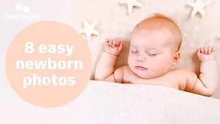 How To DIY A Newborn Photo Shoot at Home | Newborn Photo Ideas | Chatbooks