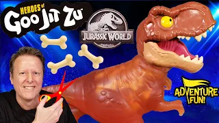 What’s Inside Heroes of Goo Jit Zu Jurassic World Dinosaurs Supagoo T-Rex Adventure Fun Toy review!