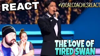 VOCAL COACHES REACT: DIMASH - THE LOVE OF TIRED SWANS
